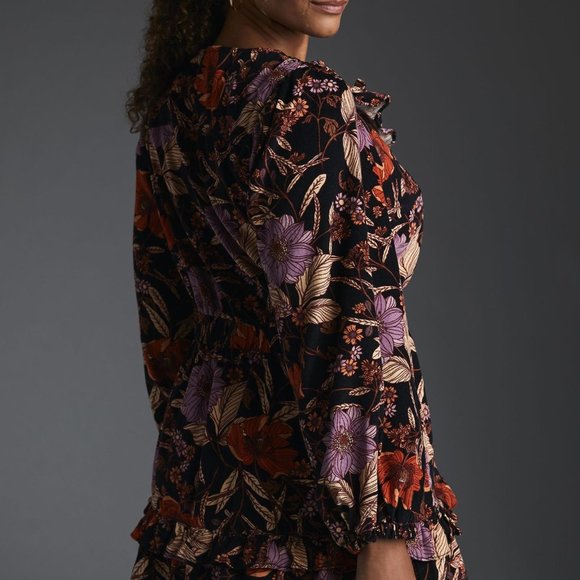 Pilcro Tiered Corduroy Dress, NWT, SZ XL - Picture 2 of 7